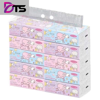 ทิชชู่แบบยาวลาย(คละลาย)หนา 3 ชั้น ยกแพ๊ค 10 ห่อ/แพ๊ค180แผ่นค…