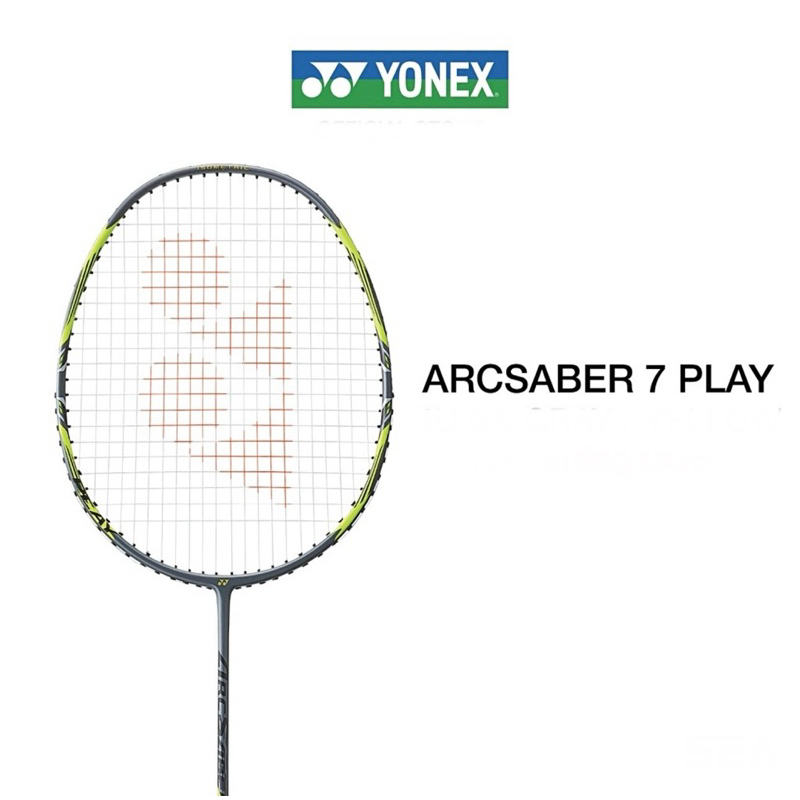 สินค้ามีพร้อมส่ง : ไม้แบดมินตัน Yonex : ARCSABER 7 Play (4U)  แถมครบชุด