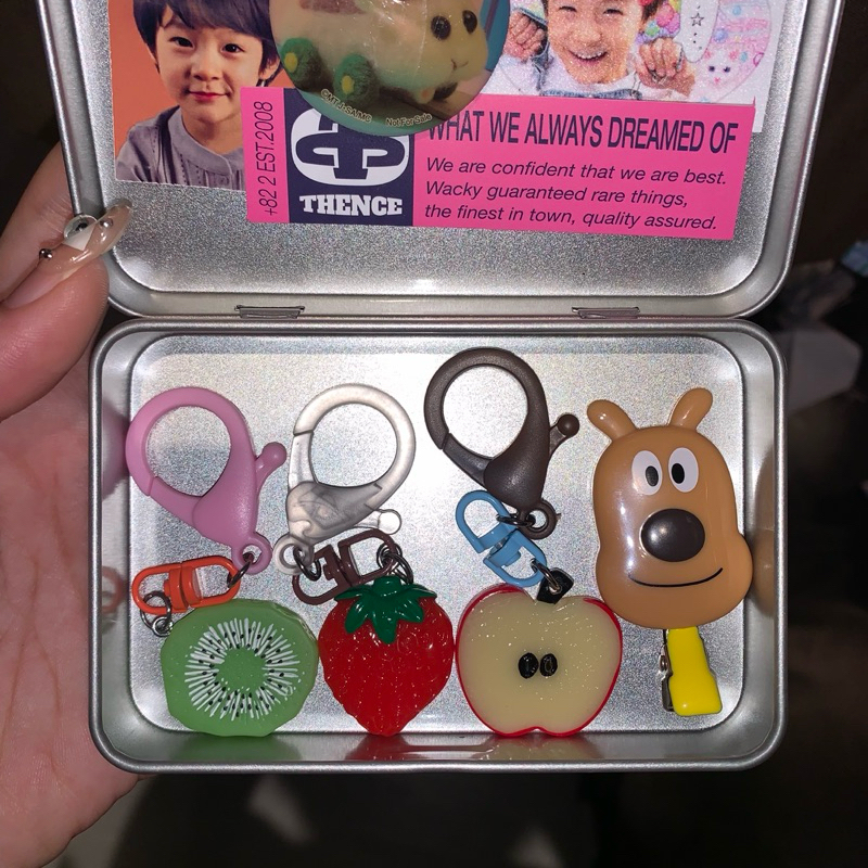 [ พร้อมส่ง ] พวงกุญแจผลไม้