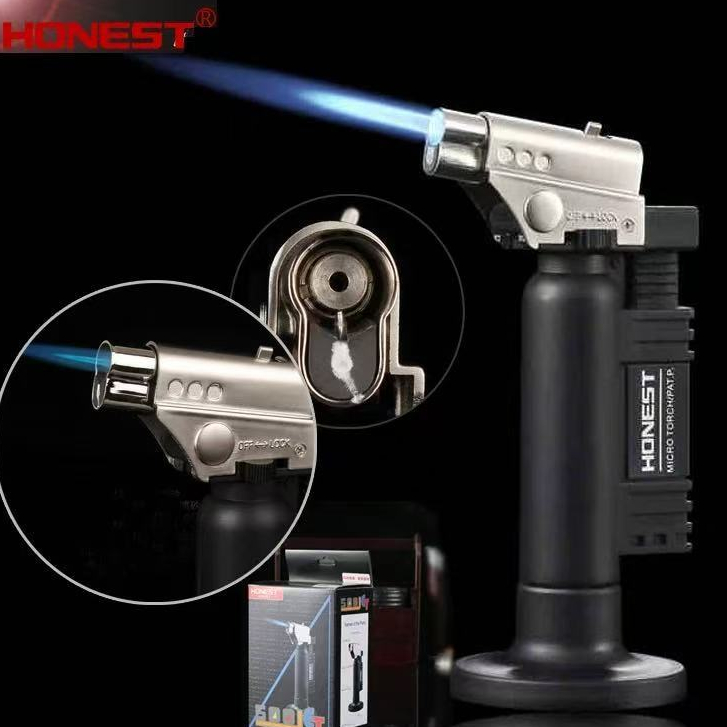 HONEST ไฟฟู่  หัวพ่นไฟ หัวพ่นแก๊ส วัสดุโลหะ ปากเซรามิก ทนต่ออุณหภูมิสูง1300องศา ไฟปรับได้ 2 ระบบ