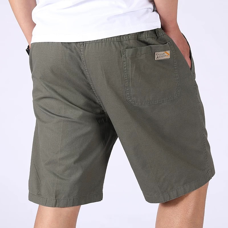 📍2XL-5XL📍กางเกงขาสั้นผู้ชาย ผ้าฝ้าย ขนาดใหญ่ ทรงหลวม ตรงหลวมผ ผ้านุ่มไม่เปลี่ยนรูปทรง คุณภาพดี