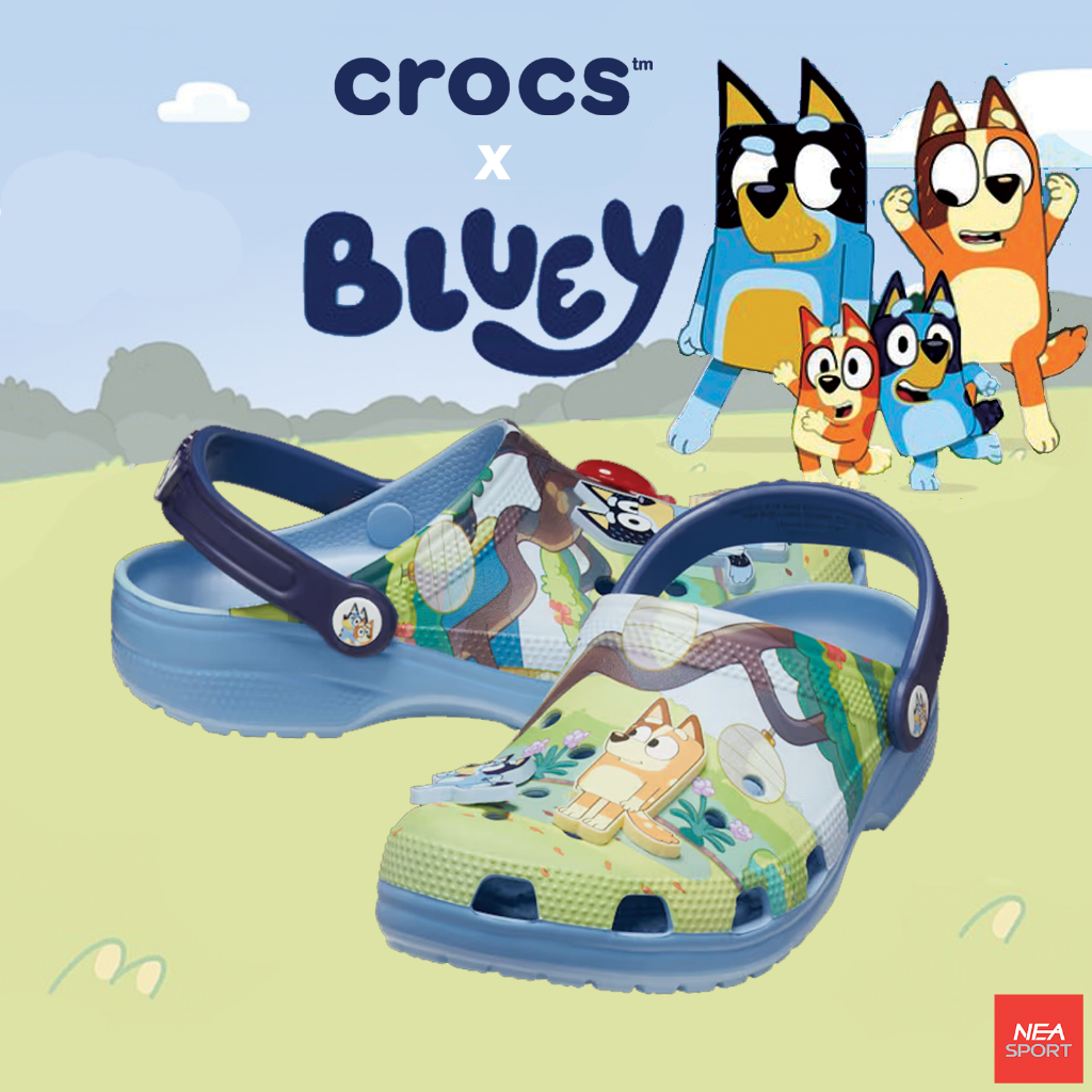 [Limited edition] CROCS CLASSIC BLUEY CLOG รองเท้าแตะ คร็อคส์ แท้ รุ่นฮิต ใส่สบาย