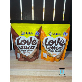 จูลี่ส์ Julie’s เวเฟอร์สอดไส้ครีมช็อคโกแลตผสมเฮเซลนัท / เวเฟอร์สอดไส้ครีมรสเนยถั่ว ขนาด 150 กรัม
