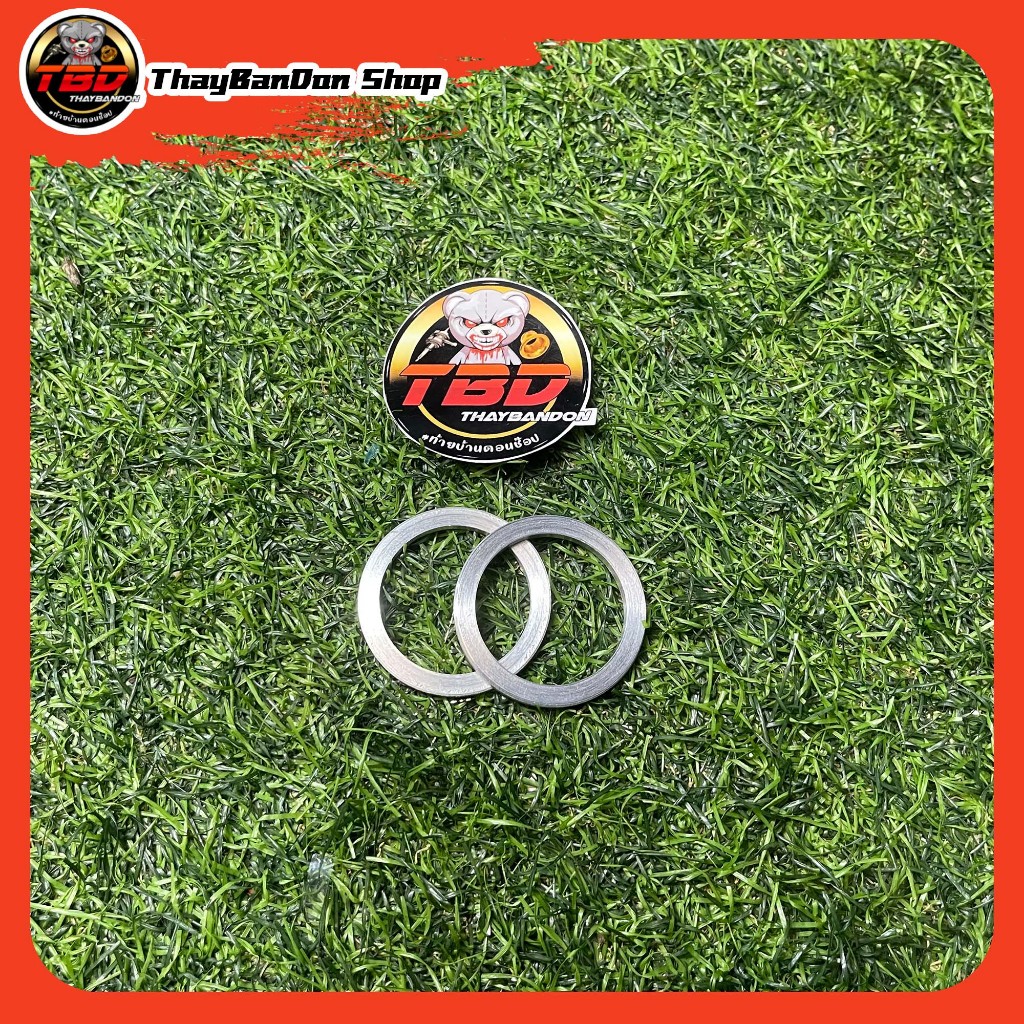 ปะเก็นคอท่อซิ่งอลูมิเนียม โตนอก 42มิล รูใน 33มิล หนา 3มิล - รูปที่ 4