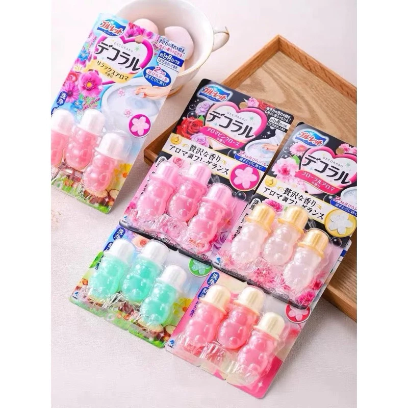 Bluelet Decoraru เจลติดโถสุขภัณฑ์เพื่อป้องกันคราบและดับกลิ่น ของแท้จากญี่ปุ่น มีของในไทยพร้อมส่ง