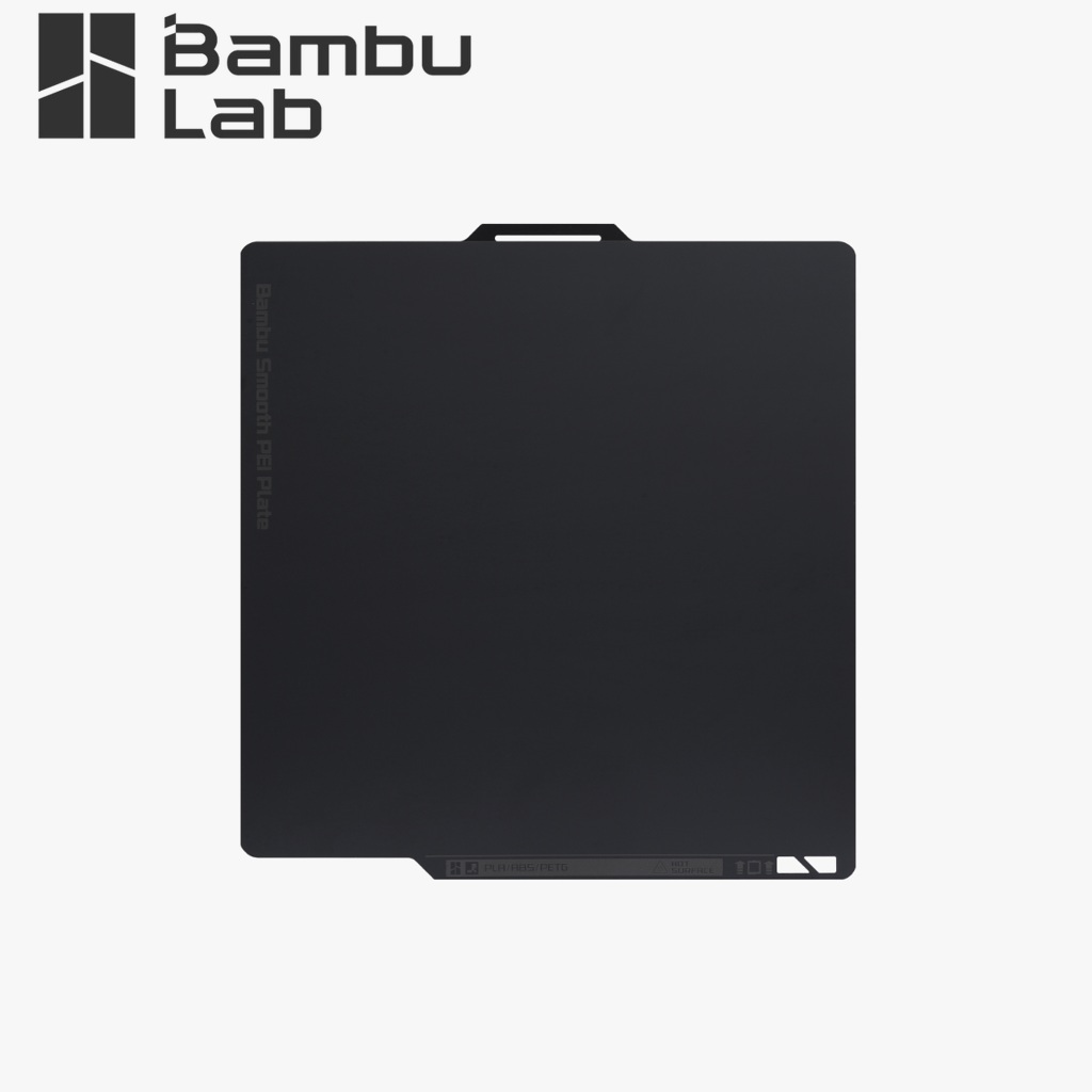Bambu Lab Smooth PEI Plate พื้นผิวสองด้านการพิมพ์  X1/P1 series/A1