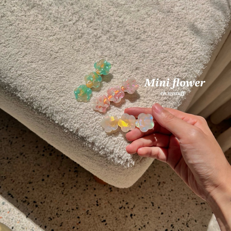ᴍɪɴɪ ғʟᴏᴡᴇʀ กิ๊บติดผม หนีบผม กิ๊บรูปดอกไม้ (ราคาต่อชิ้น)