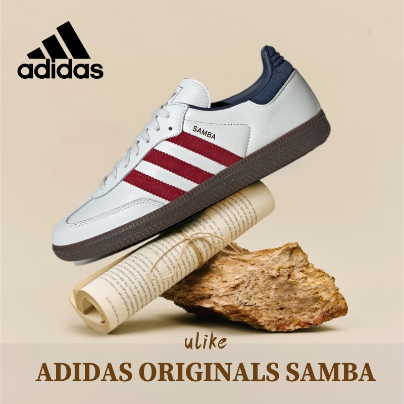 การันตีของแท้ 100% adidas originals SAMBA OG IH4881 รองเท้าผ้าใบ