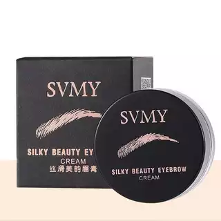 SVMY เจลเขียนคิ้วตลับ แห้งเร็ว เนื้อครีม สีชัด เกลี่ยง่าย กันน้ำ ติดทน เจลเขียนคิ้วธรรมชาติ ขนาด 6 กรัม