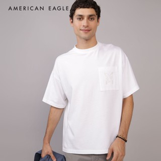 American Eagle Oversized Pocket T-Shirt เสื้อยืด ผู้ชาย โอเว…