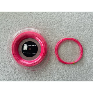 เอ็นเทนนิสตัดแบ่ง SOLINCO CONFIDENTIAL PINK SOFT CUT (CUT FROM REEL) 1 เส้นสำหรับ 1 ไม้