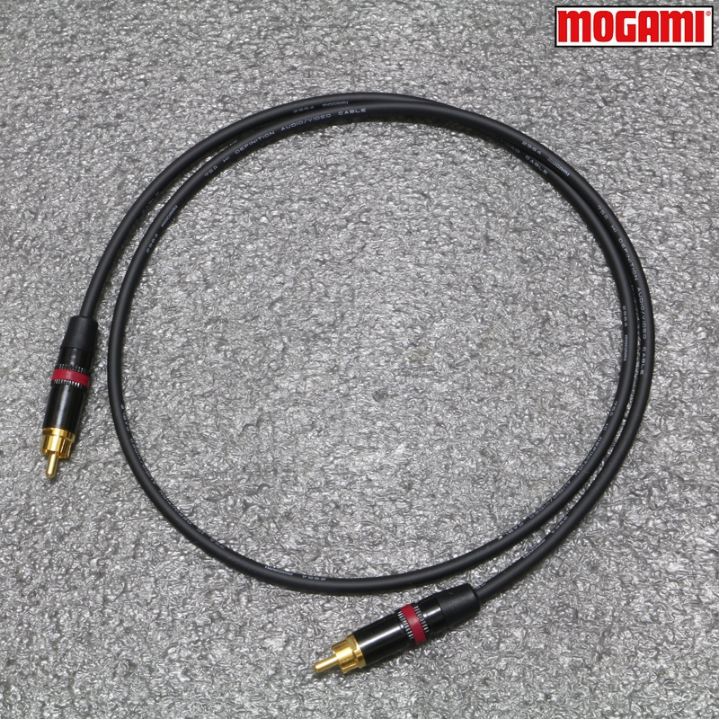 สาย Digital Coax MOGAMI 2964 coaxial cable 75 Ohm แบบตัดประกอบพร้อมใช้งาน เลือกความยาวได้