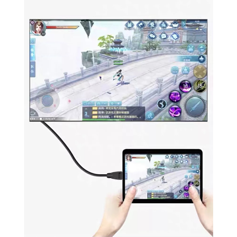 สายMini HDMI to HDMI Cableสนับสนุน 3D&4Kพร้อมเสียง ความยาว1.5เมตร ใช้ต่อสำหรับกกล้องวิดีโอเครื่องเล่นวีดีโอHDTV Notebook