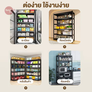 ชั้นวางของ หนาขึ้น ชั้นวางของเหล็ก ชั้นวาง ใหญ่ 5/4/3ชั้น รับน้ำหนัก 800KG ใช้โกดัง ความสูงสามารถปรับได้แต่ละชั้น Rack