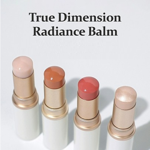 Hince True Dimension Radiance Balm 10g (Clear, Dawn Ray, Tender Room, Shelly Pink, Lil Mauve, Light)+ Mini Shell 3 Puffs
