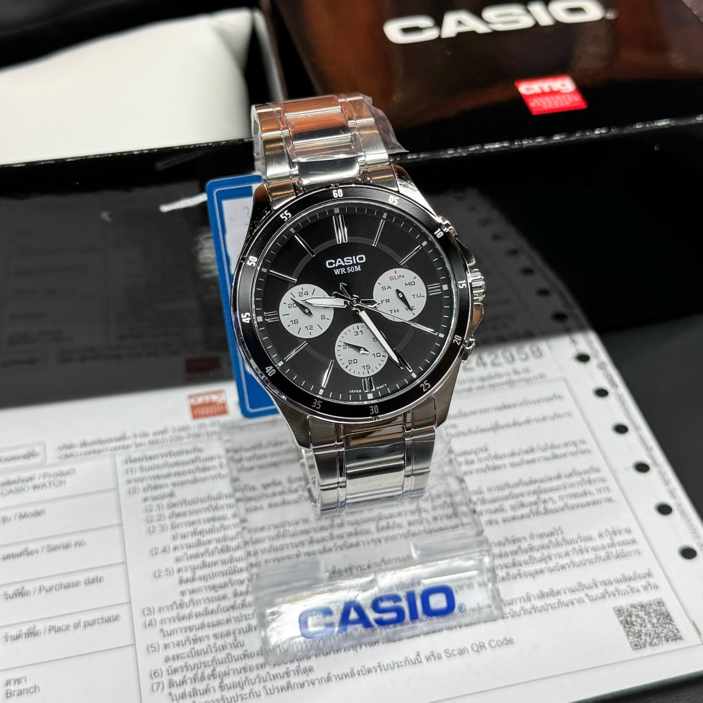 นาฬิกา CASIO  รุ่น MTP-1374D / ของแท้ รับประกัน 1 ปี