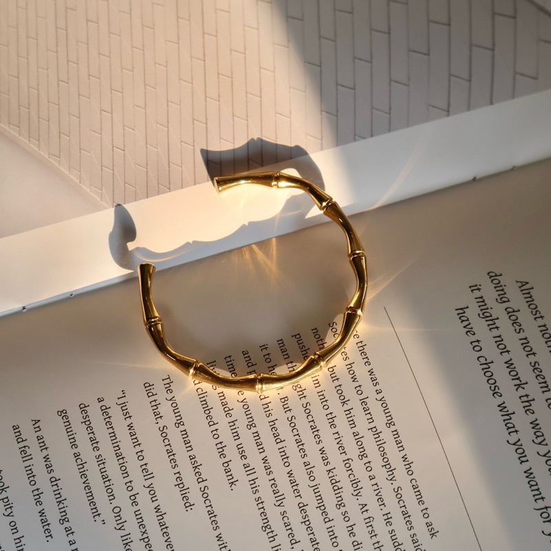 gigaglam bamboo bracelet (B6) กำไล ไม่ลอก ไม่ดำ