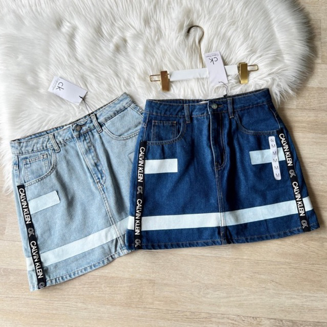 กางเกงกระโปรงยีนส์ แบรนด์แท้ Jeans midi Skirt