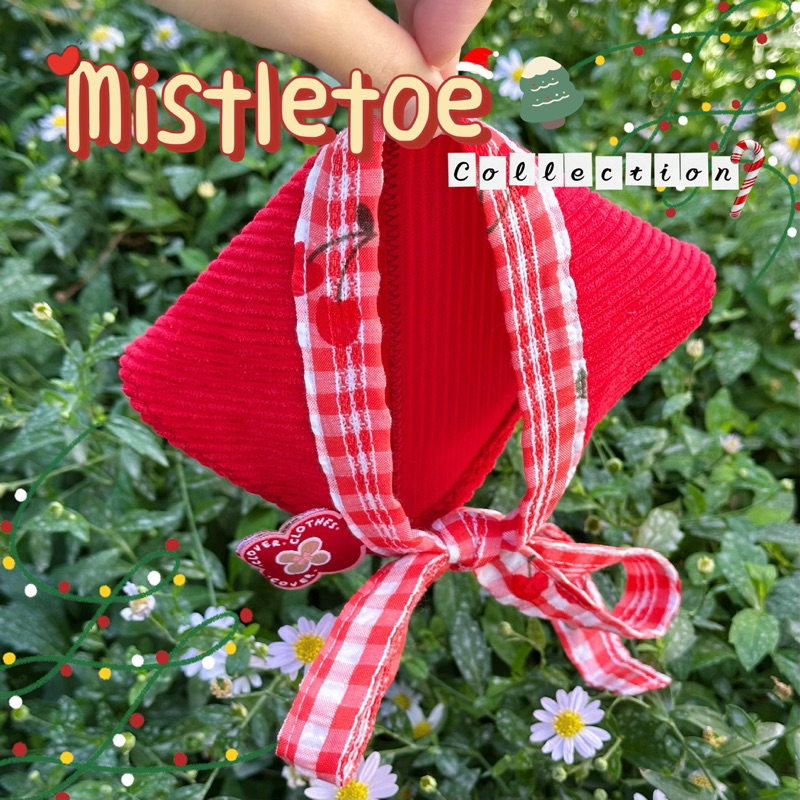 พร้อมส่ง Mistletoe collection headband โพกหัวหมาเล็ก Christmas & Valentine & Chinese New Years accessories สดใส น่ารัก