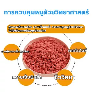 ยาฆ่าหนู 900g ประมาณ 10,000 ดวง เหยือกำจัดหนู สูตรตายแห้ง เหยื่อหนู กำจัดหนู ยากำจัดหนู กําจัดหนูในบ้าน สิบปีโดยไม่มีหนู