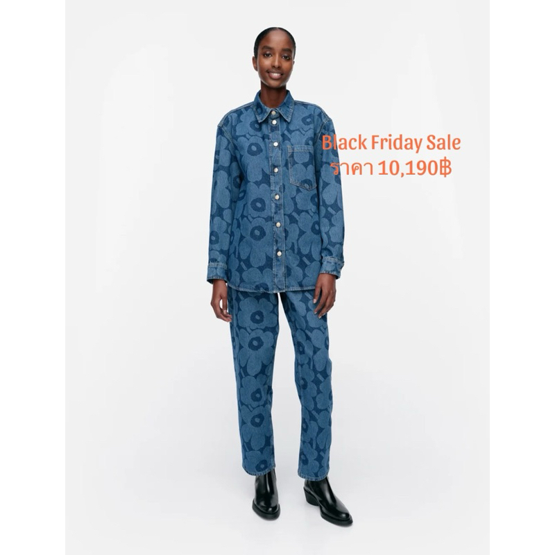 Black Friday Sale Marimekko Vaihe Unikko Shirt ราคาพิเศษ 10,190฿