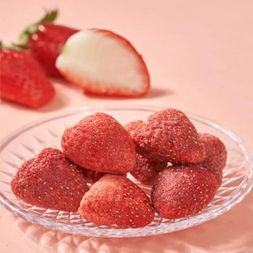 [1 แถม 2] ฟรีซดราย (ลูกจิ๋ว) มินิ ถุงละ 35g.*3 ถุงสตรอว์เบอร์รี่ฟรีซดราย