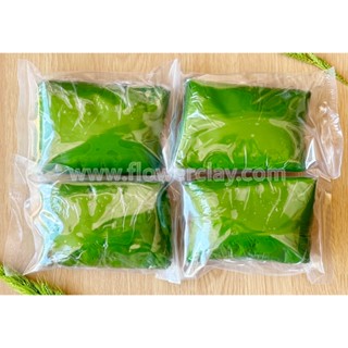 ดินไทยผสมสีเขียว 250 กรัม (4 ก้อน/1 กก.) สูตร2