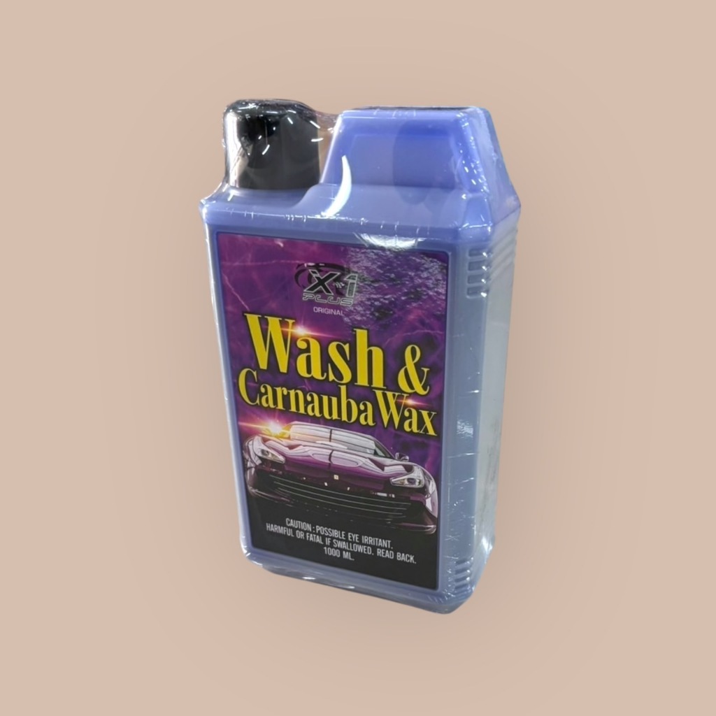 แชมพูทำความสะอาดพร้อมเคลือบสีรถ Wash & Carnauba Wax