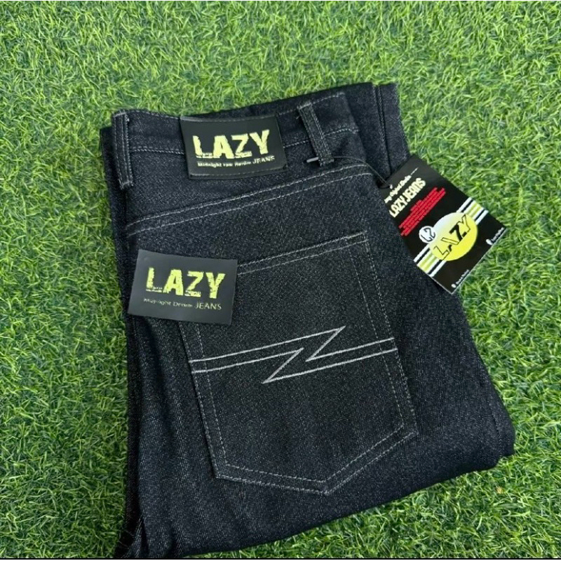 กางเกง Lazy 16 oz ผ้าดิบ (แท้) แถมป้าย