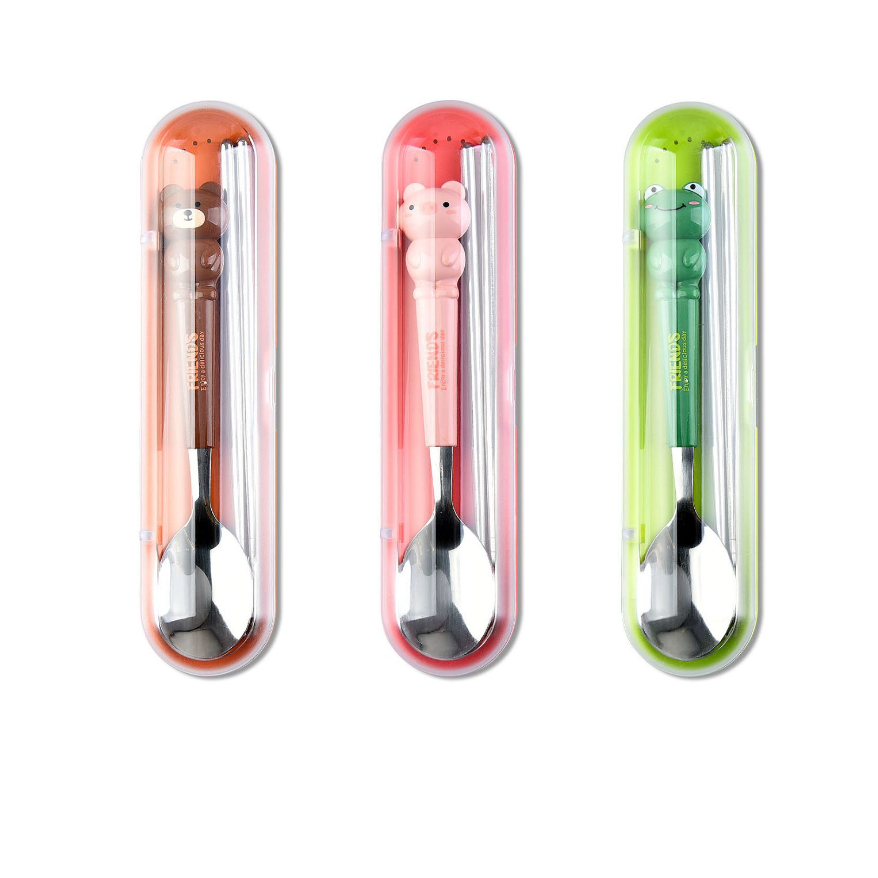 BrananaPlus ชุดช้อนส้อมเด็ก รับประทานอาหาร ช้อนเด็ก SPNFORK