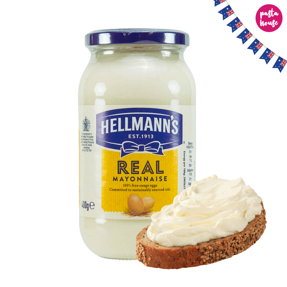 มายองเนส ครีมมี่ Hellmann's Mayonnaise  สูตรดั้งเดิม ผลิตจากไข่ไก่สด 100% Real Mayo