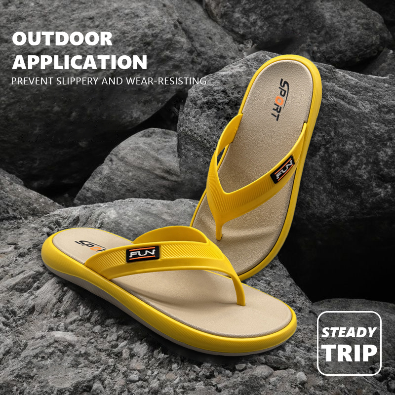 รองเท้าแตะสำหรับผู้ชายคู่แฟชั่นแนวโน้มนุ่มไม่ลื่นผู้ชายพลิกบ้านเกาหลีลื่นสำหรับผู้หญิง