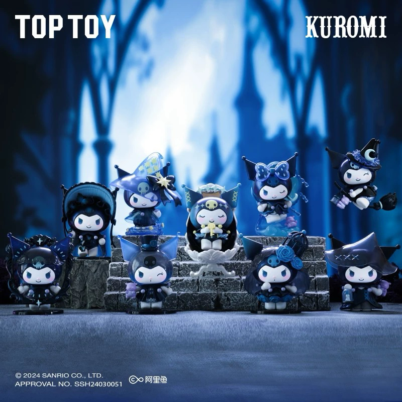 (Live/วีดิโอลด100฿) กล่องสุ่ม Kuromi The Witch's Feast Series Blind Box : TOP TOY