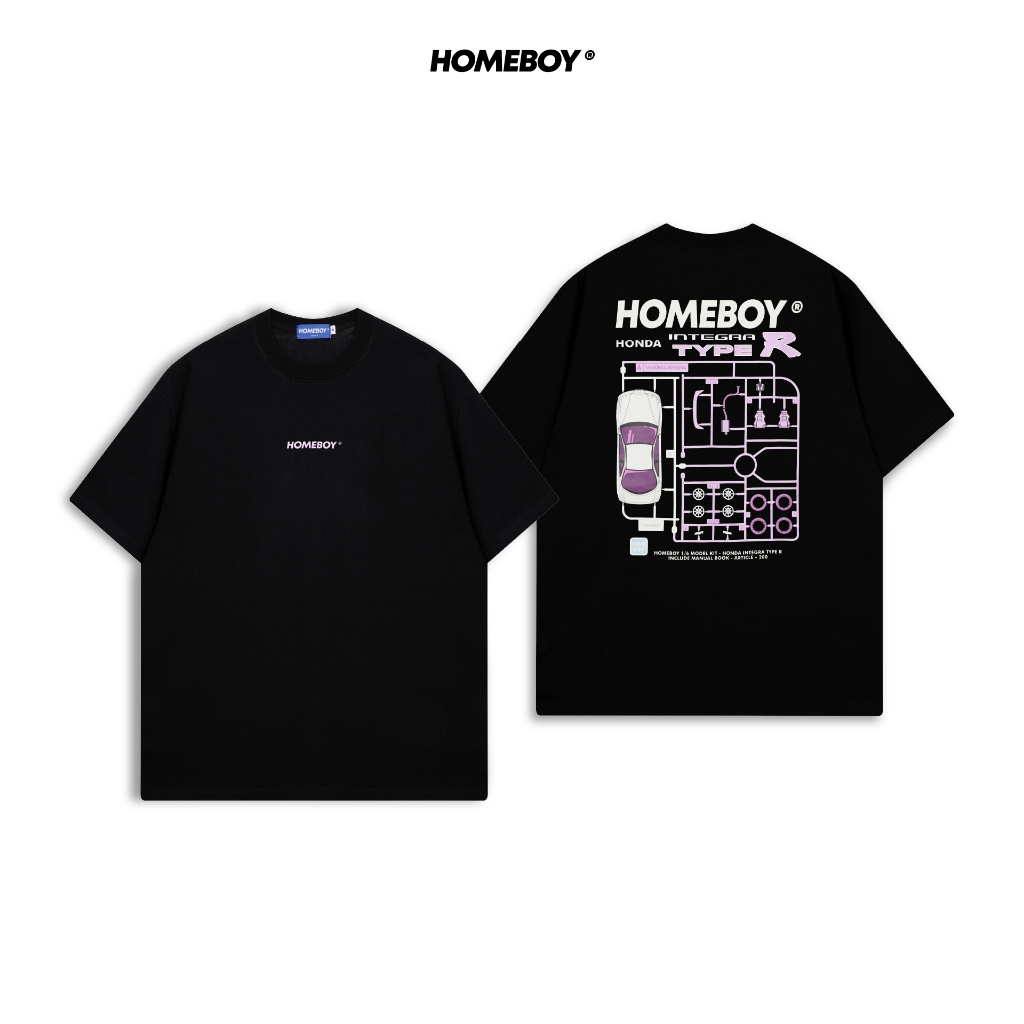 HOMEBOY เสื้อยืดผู้ชายลาย HB.TYPE.R
