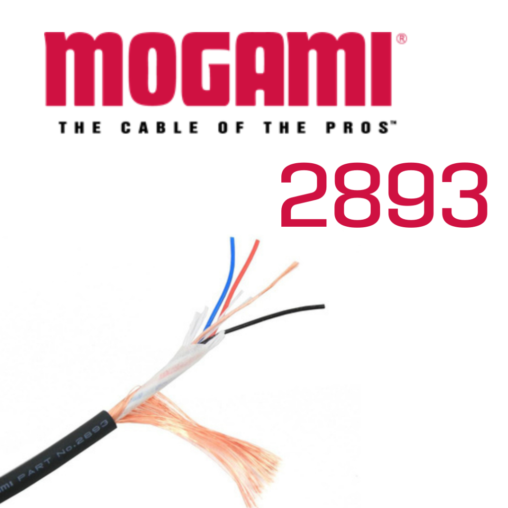 Mogami 2893 Quad Cable สายไมโครโฟร 4 คอร์ สายAux