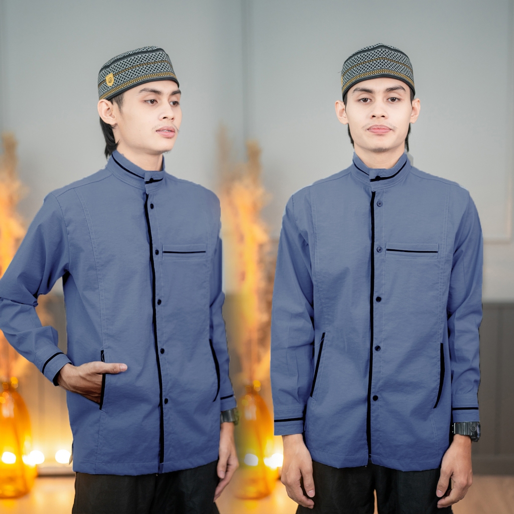 เสื้อกุรงแขนยาว สไตล์เสื้อปากี คอกลม ทรงสวย เนื้อคอตตอน ใส่แล้วดูดี(คละเนื้อผ้า) KR43วาริสมุสลิม