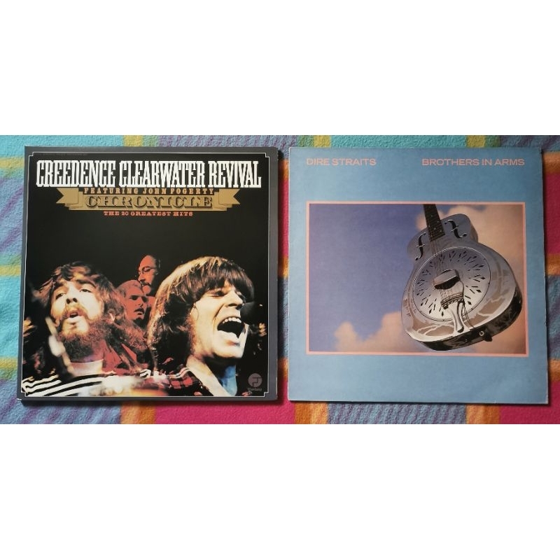 แผ่นเสียงสะสม​ วงร็อคอังกฤษ​ วงร็อคอเมริกัน​ CCR สภาพดี​