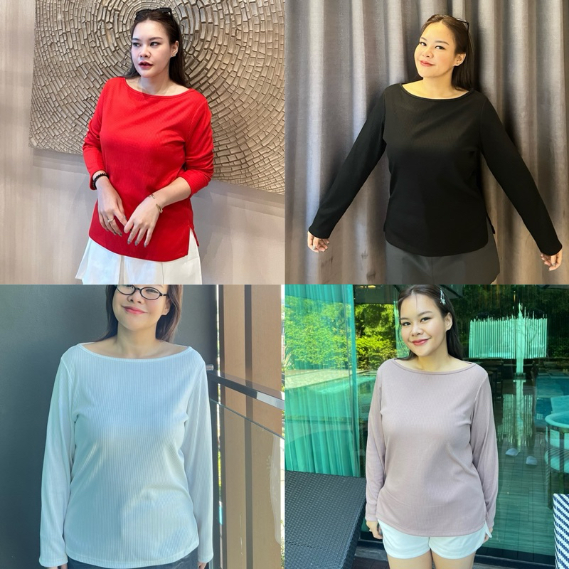 Long sleeve เสื้อแขนยาวผ่าข้าง