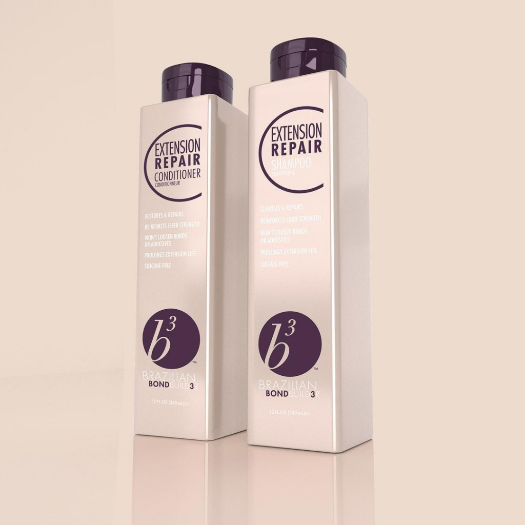 B3 Brazilian Extension Repair shampoo / Conditioner แชมพู ครีมนวด บำรุง ช่วยให้ผมต่อเรียบเนีบนไปกับผ