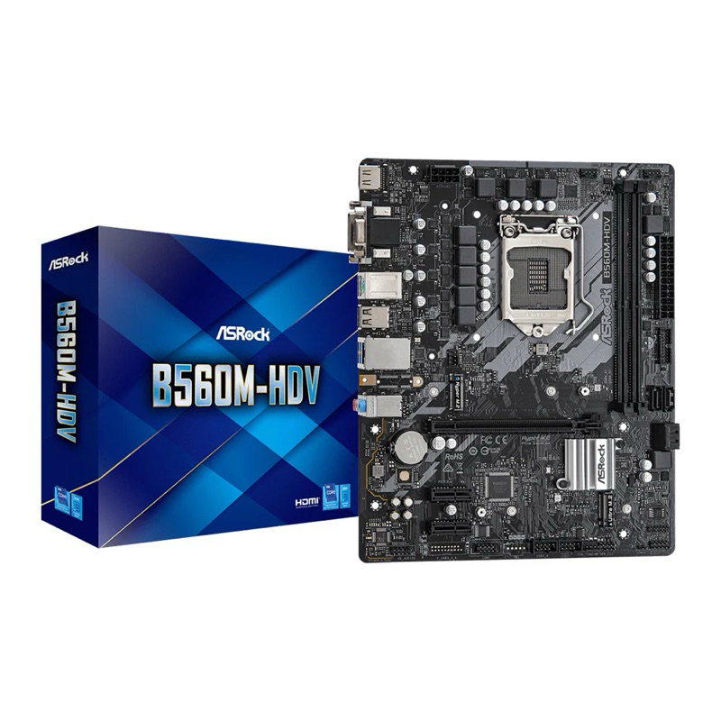 MAINBOARD (เมนบอร์ด) 1200 ASROCK B560M-HDV พร้อมส่ง