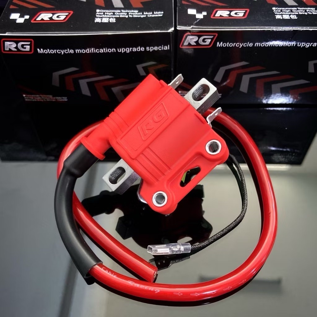 #คอยไฟซิ่งRG💯%สำหรับรถคาร์บูทุกรุ่น /หัวฉีดทุกรุ่น ทุกยี่ห้อ คอยล์ไฟแต่ง ของแต่งเวฟ  คอยไฟแต่ง RG #ค