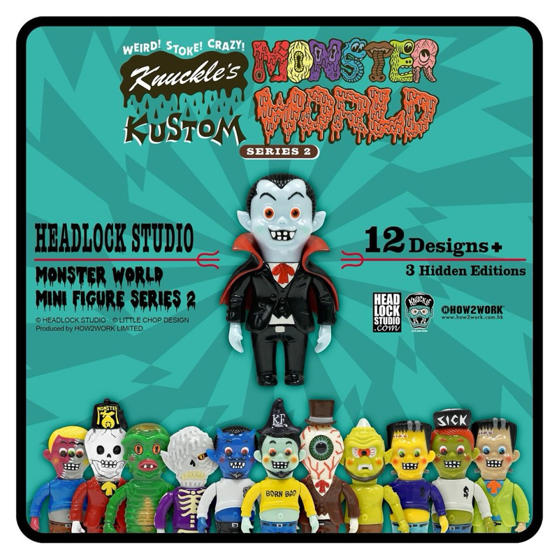 HEADLOCK STUDIO  MONSTER WORLD MINI FIGURE SERIES 2