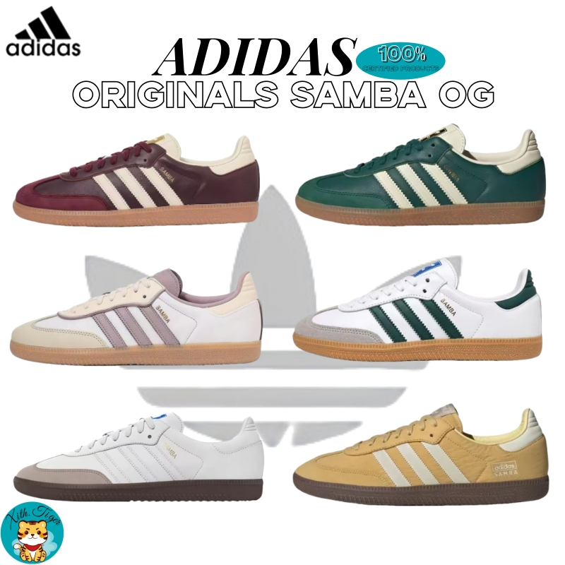พร้อมส่ง & พรี ADIDAS originals Samba OG (ID0477/IG6170) รองเท้าลำลอง รองเท้าผู้ชายและผู้หญิง แท้ %