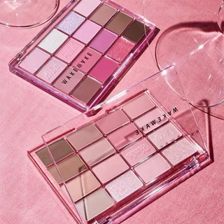 (กดในไลฟ์ลด40%) WAKEMAKE Soft Blurring Eye Palette พาเลท 16 ช่อง เนื้อนุ่มละเอียด ติดทน