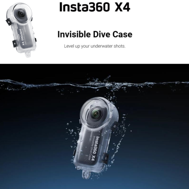 【New Arrival】Insta360 X4 Invisible Dive Case