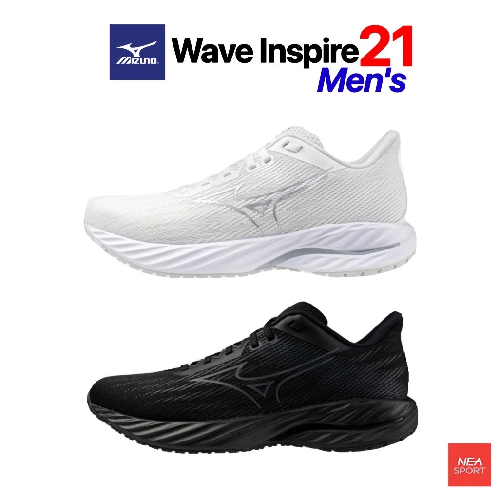 [ลด20% เก็บโค้ด 20XTRA1000] MIZUNO Running Wave Inspire 21 รองเท้าวิ่งผู้ชาย มิตซูโน่ แท้