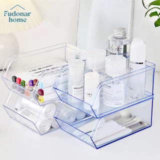 Fudonar กล่องใส่ปากกา กล่องเก็บเครื่องเขียน วางซ้อนได้ กล่องเก็บอุปกรณ์ขนาดเล็ก [สินค้าพร้อมส่ง]