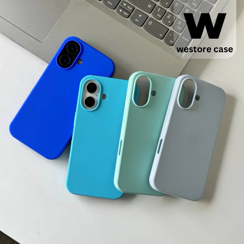 SiliconeCase เคสกำมะหยี่สีพื้น เคสซิลิโคนสีพื้นกำมะหยี่ เคสสำหรับรุ่นไอโฟน16-17ProMax