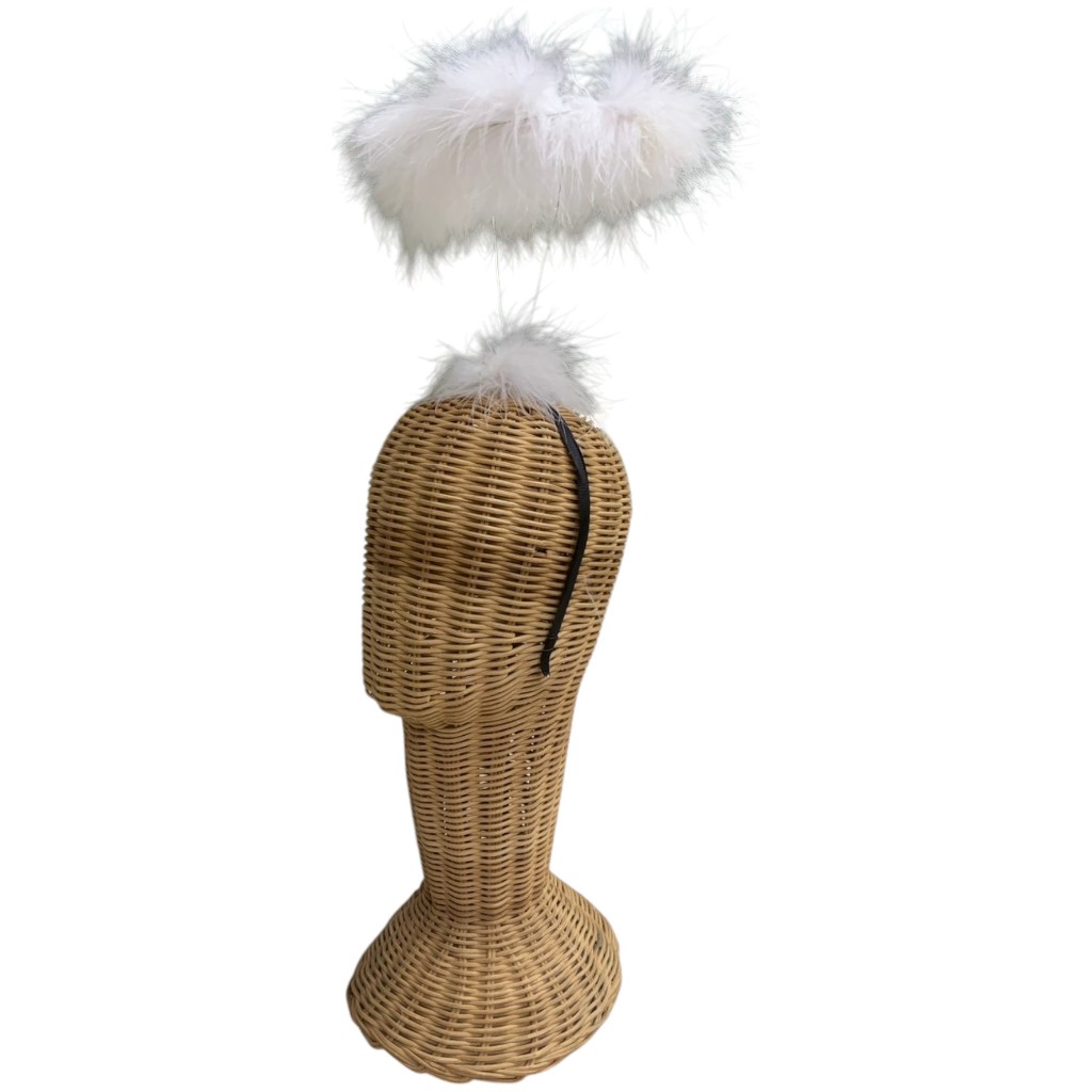 ที่คาดผมนางฟ้า วงแหวนนางฟ้า รุ่นขนอ่อนเป็ดฟูมาก Fairy headband, fairy ring ด่วนมีส่งGrabค่า