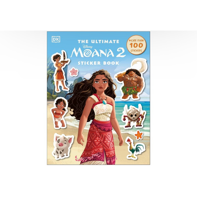(ของแท้100%) Disney Moana 2 Ultimate Sticker Book